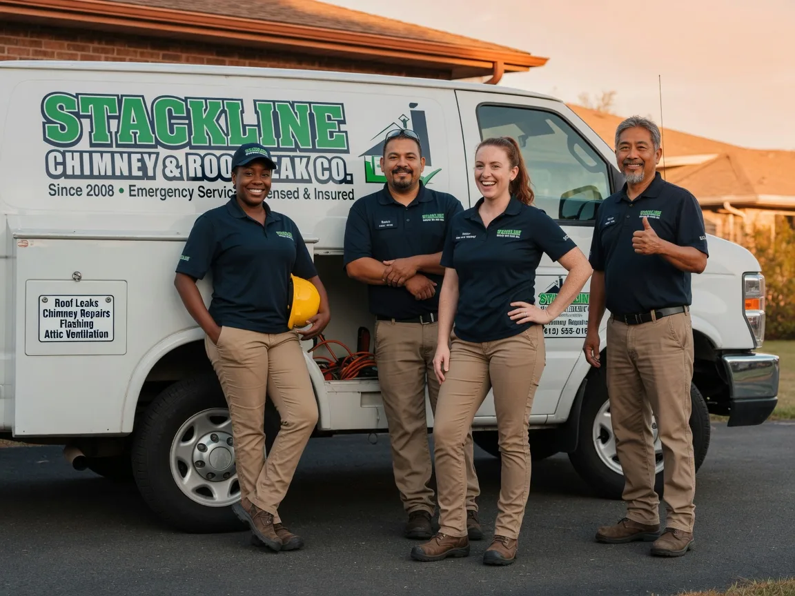 Chimney flashing repair company in Eastham, MA